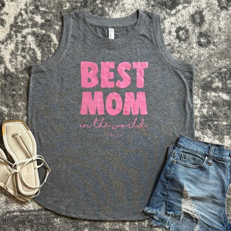 Best Mom In The World Color Premium Relaxed Fit Tank T-Shirts, Hoodie, Sweatshirt | DripVista.com