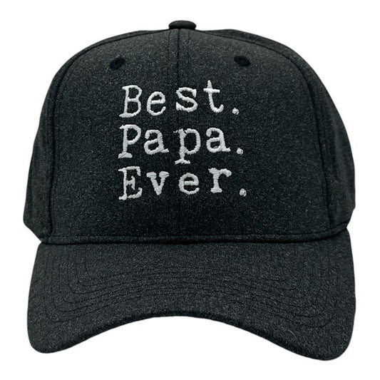 Best Papa Ever Hat Funny Sarcastic Fathers Day Novelty Cap Funny Hats Dad Joke  Funny Sarcastic  Novelty Caps for Men Black - Standard