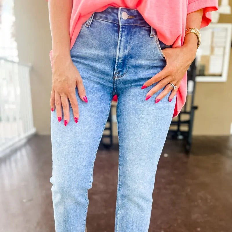 Better Things Ahead Slim Straight Risen Jeans