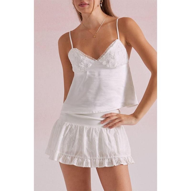 Beverly and Beck Women's Arabella Satin Tie Back Tank Top T-Shirts, Hoodie, Sweatshirt | DripVista.com