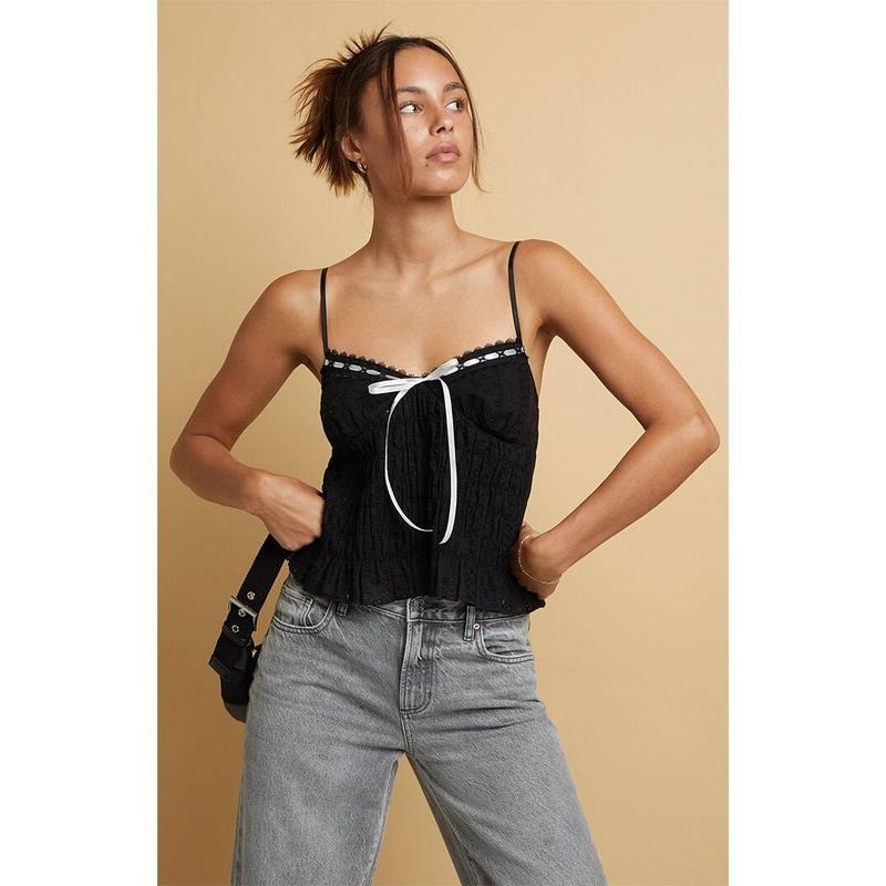 Beverly and Beck Women's Aubrey Eyelet Tank Top T-Shirts, Hoodie, Sweatshirt | DripVista.com