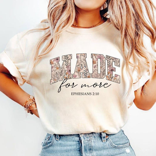 Bible verse Shirt, Cute Christian shirt for women, Religious T-Shirt, Bible Verses, Religion, Gift for Mom, Menswear Top, women top, Gift For