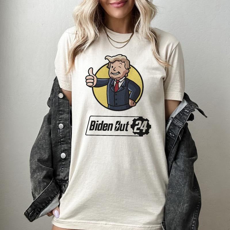 Biden Out Fallout Unisex shirt sweatshirt Hoodie | DripVista.com