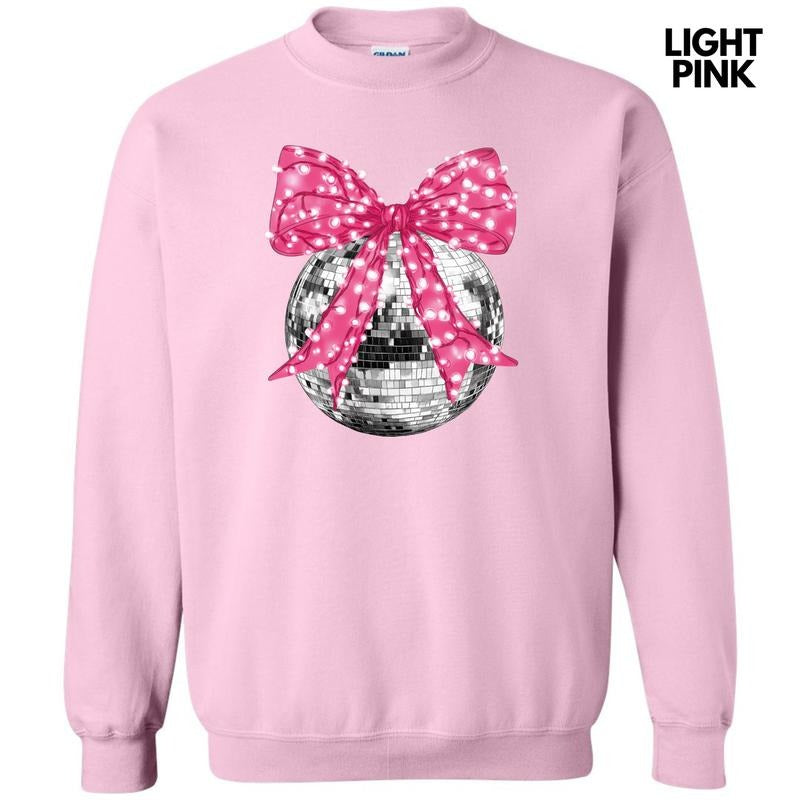 Big Disco Pink Bow Sweatshirt 'NLB'