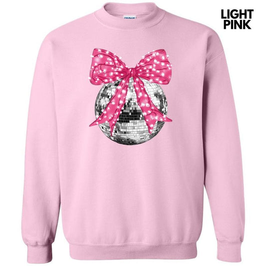 Big Disco Pink Bow Sweatshirt 'NLB'