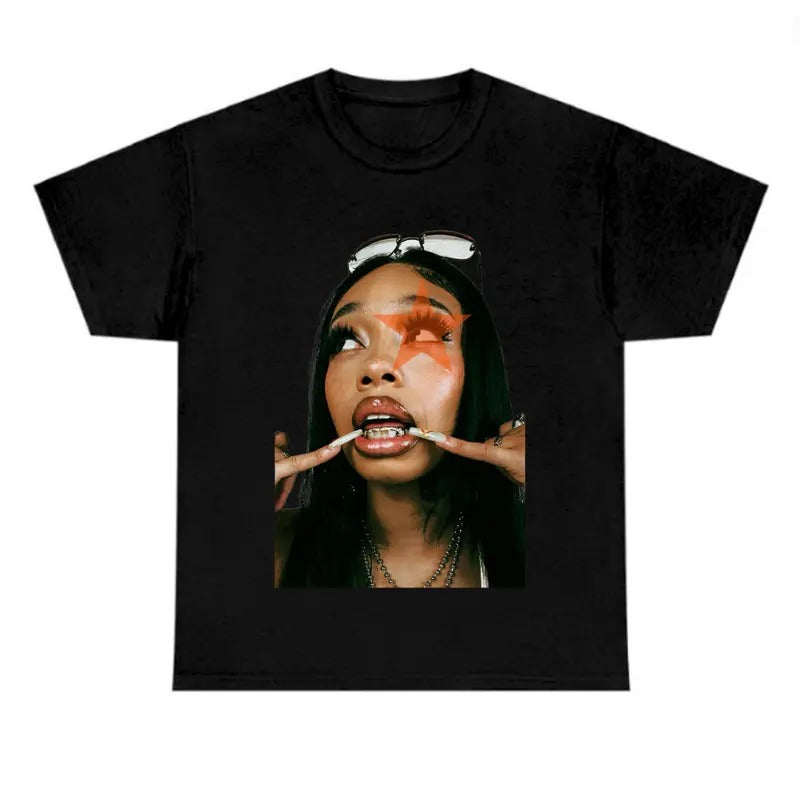 Big Face Anicyaaa Star Orange t shirt Fan Tee Hoodie, Sweatshirt | DripVista.com