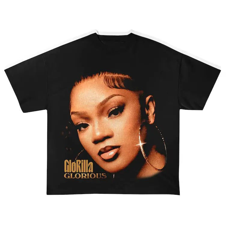 Big Face Glorillaa Vintage Style 90's T-shirt - Retro Graphic Tee Hoodie, Sweatshirt | DripVista.com