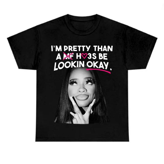 Big Face JT Okay Black Tee Gift Shirt - Men's T-Shirt - Classic