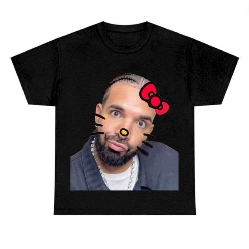 Big Face Kittyy Drakee Tee, Fans Shirt Classic Cotton Tshirt Hoodie, Sweatshirt | DripVista.com