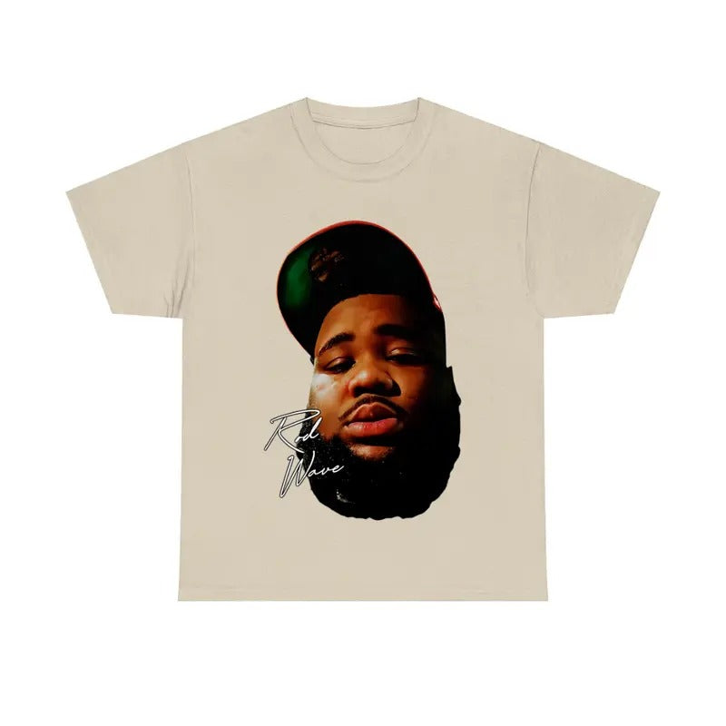 Big Face Rod Wave Sand Shirt - Rapper t shirt - hip hop shirt Hoodie, Sweatshirt | DripVista.com