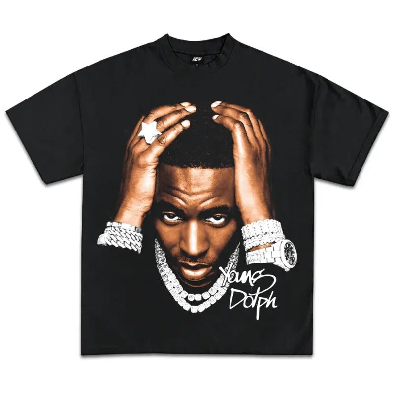 Big Face Y Dolphh Jumbo Graphic T-Shirt Hoodie, Sweatshirt | DripVista.com
