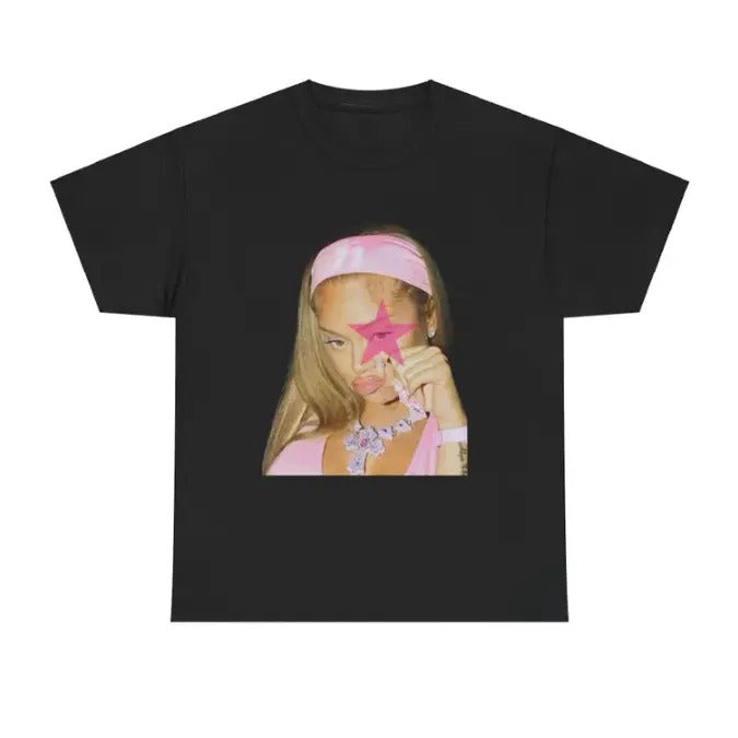 Big Latto Graphic Black T-shirt for Men - Classic Cotton Tee Hoodie, Sweatshirt | DripVista.com