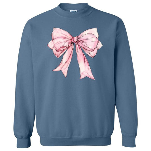 Big Pink Bow Sweatshirt 'NLB'