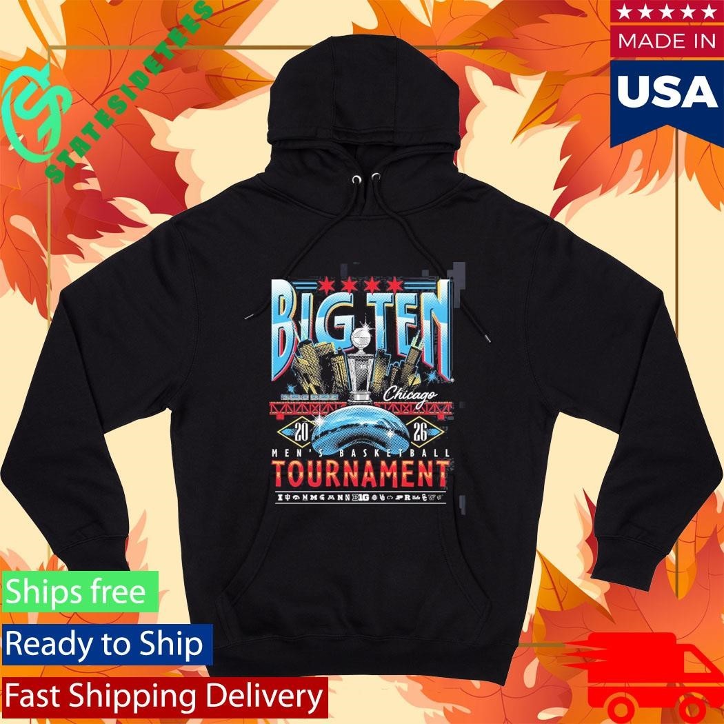 Big Ten Men’s Basketball Tournament 2026 Chicago Merch at United Center T-Shirt