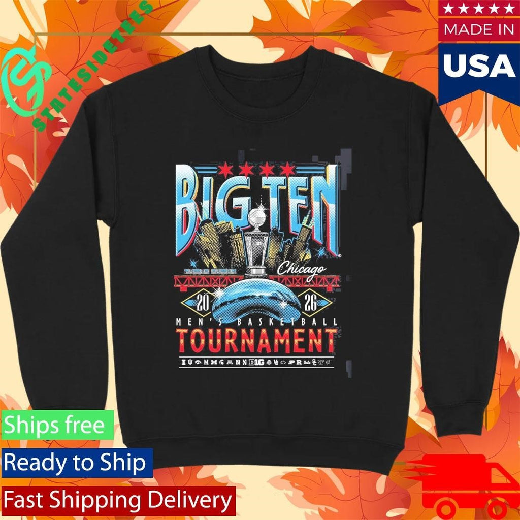 Big Ten Men’s Basketball Tournament 2026 Chicago Merch at United Center T-Shirt