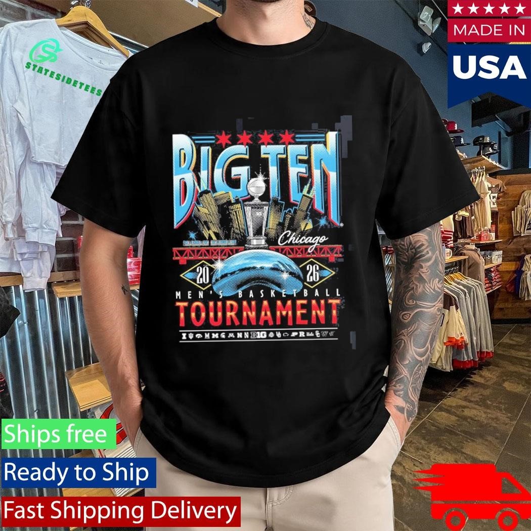 Big Ten Men’s Basketball Tournament 2026 Chicago Merch at United Center T-Shirt