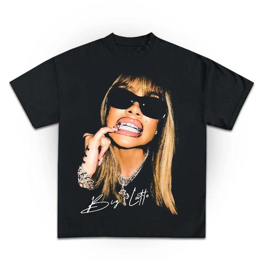 BigLotto Graphic Shirt, Unisex Cotton T-shirt, Hip Hop Style Tee, Streetwear Apparel, Gift for Music Fans, Menswear Womenswear Top, Tshirt Crewneck