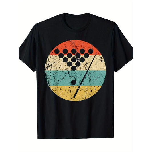 Billiards Shirt - Vintage Retro Pool T-Shirt Made in USA