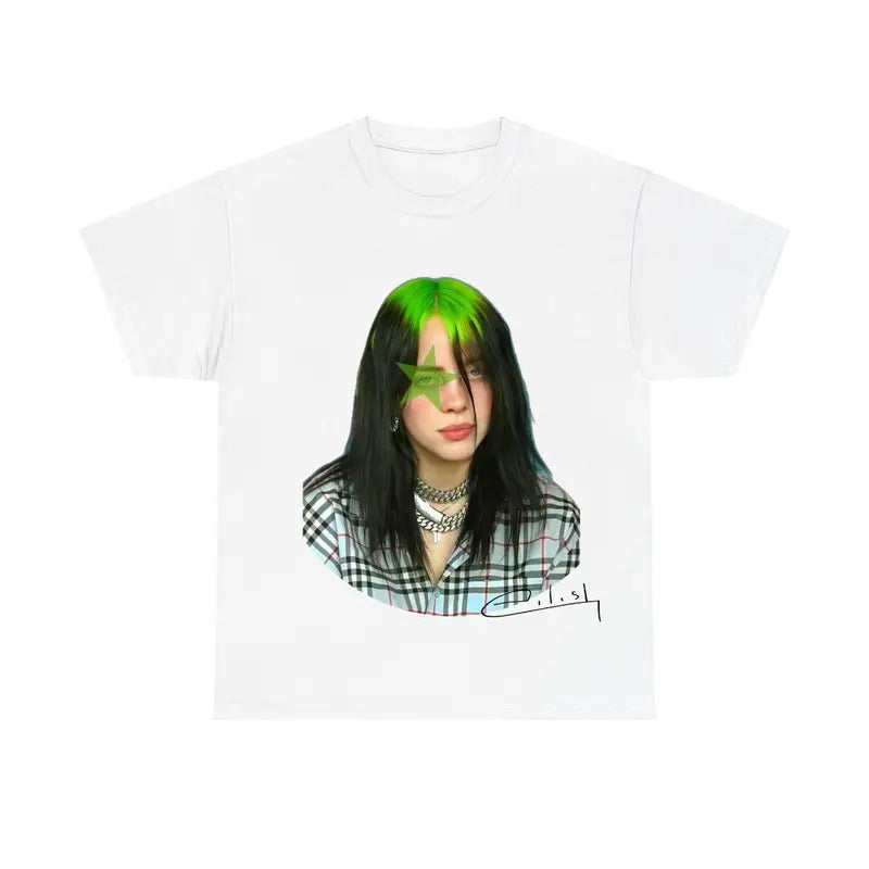 Billieee Green Star Shirt, Tour 2025 Fan Tee Hoodie, Sweatshirt | DripVista.com