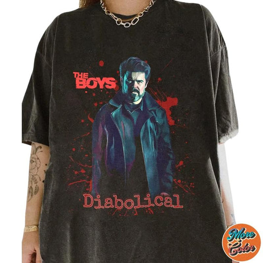 Billy Butcher The Boys Vintage Shirts, Cotton Unisex T-Shirt, Crew Neck, Size S- 3XL, Menswear Top, Womenswear Top Underwear Streetwear