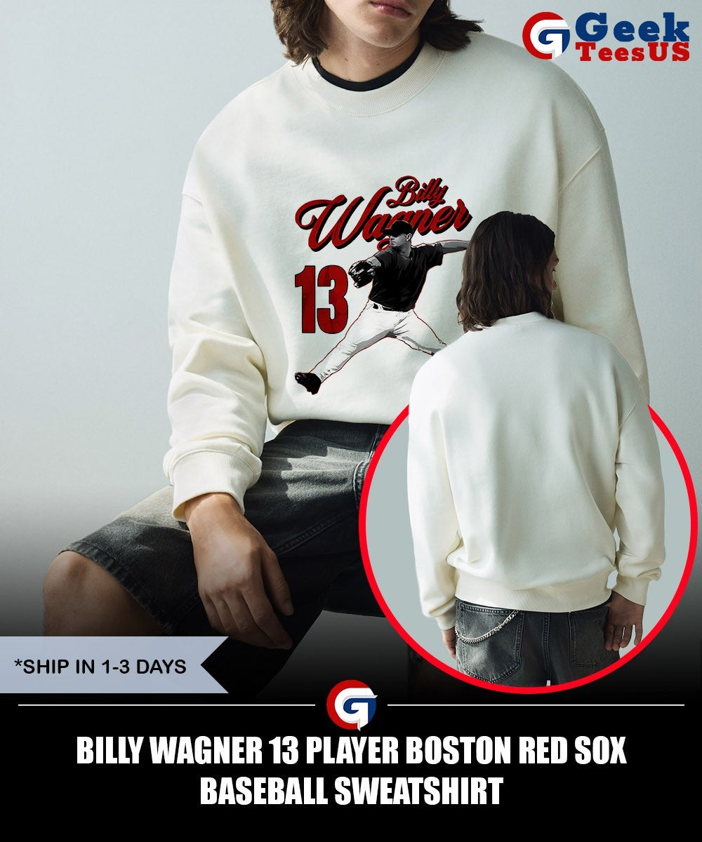 Billy Wagner 13 player Boston Red Sox baseball shirt