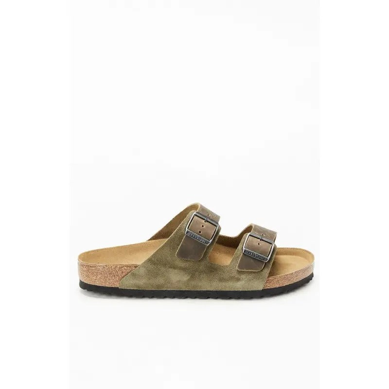 Birkenstock Men's Arizona Mixed Leather Sandal Thyme - Multicolor T-Shirts, Hoodie, Sweatshirt | DripVista.com