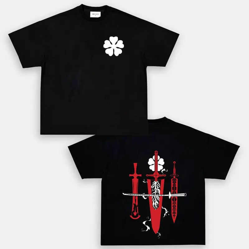 Black Clover 5, Anime shirt, Unisex Crewneck Basic T-Shirt T-shirt Hoodies & Sweatshirts | DripVista.com