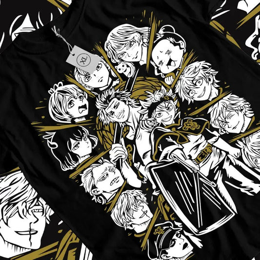 Black Clover T-Shirt S-4XL Asta Yuno Anime Manga Girl Gifts Black Shirt Tshirt S-4XL
