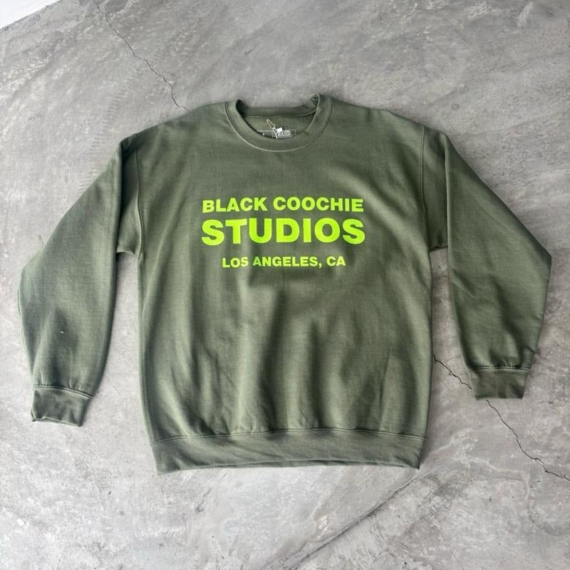 Black Coochie Studios Long Sleeve Crew T-Shirts, Hoodie, Sweatshirt | DripVista.com