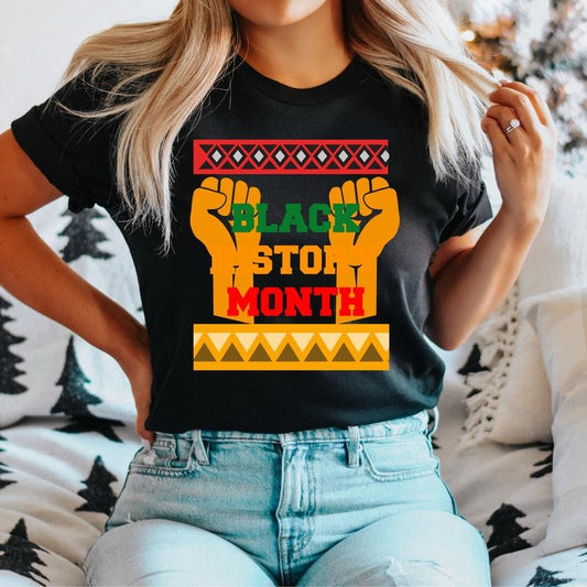 Black History T-Shirt, Celebrate Black History Shirt, Product of Black History Tee, Black Pride Tee, Black Leaders Shirt, African American Culture T-Shirt.