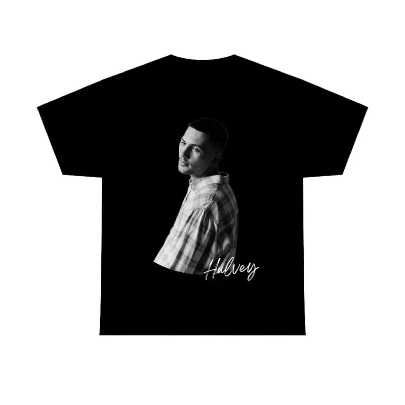 Black Hulveyyy Tour Tee, Rap Hip Hop Hulveyy Shirt Menswear Top Hoodie, Sweatshirt | DripVista.com