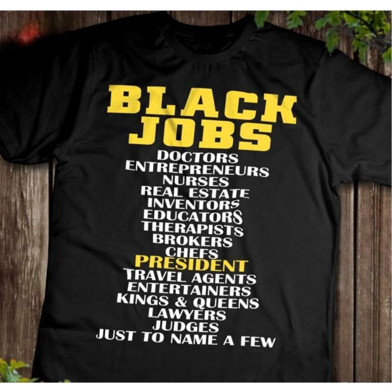 Black Jobs Shirt, Black Jobs President Just Hidden leaf ninja Name WB shield Few Tee, Full Sizes, Full Colors, Unisex...