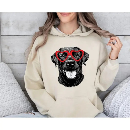 Black Lab Valentine Shirt, Labrador, Pet, Dog Breed, Valentine's Sweatshirt, Love Heart, Dog Lover Shirt, Animal Lover Hoodie, Unisex Sweater Pullover Tee