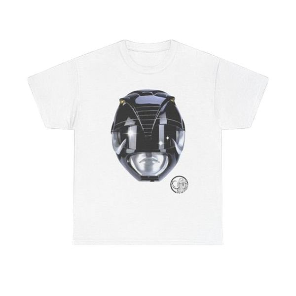 Black Power Ranger MMPR Tee T Shirt Rare Cotton Menswear