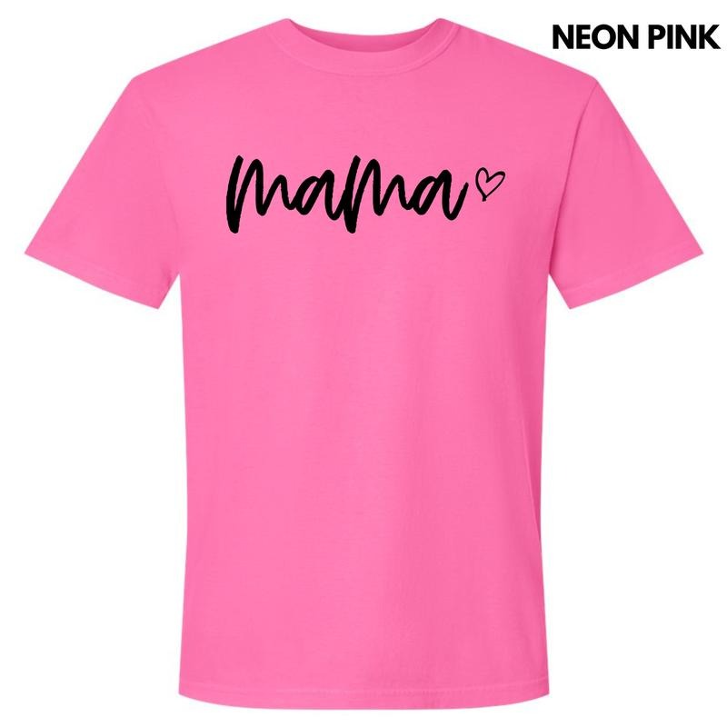 Black Simple Mama Comfort Colors T-Shirt Hoodie, Sweatshirt | DripVista.com