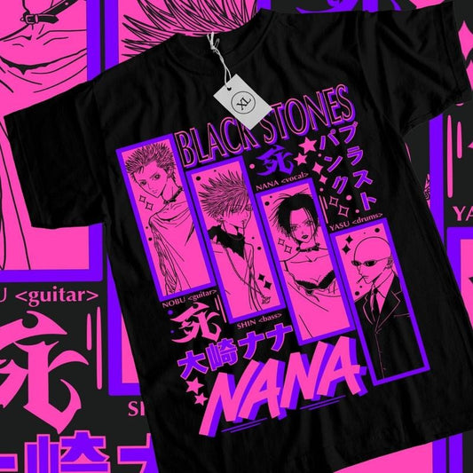 Black Stones Manga T-Shirt & Sweatshirt, Four Members Graphic Tee, Anime Manga Lover Gifts Ball Dragon
