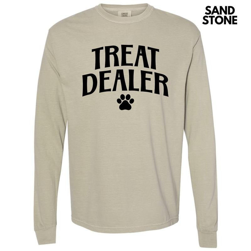 Black Treat Dealer Long Sleeve Comfort Colors T-Shirt 'NLB' Hoodie, Sweatshirt | DripVista.com