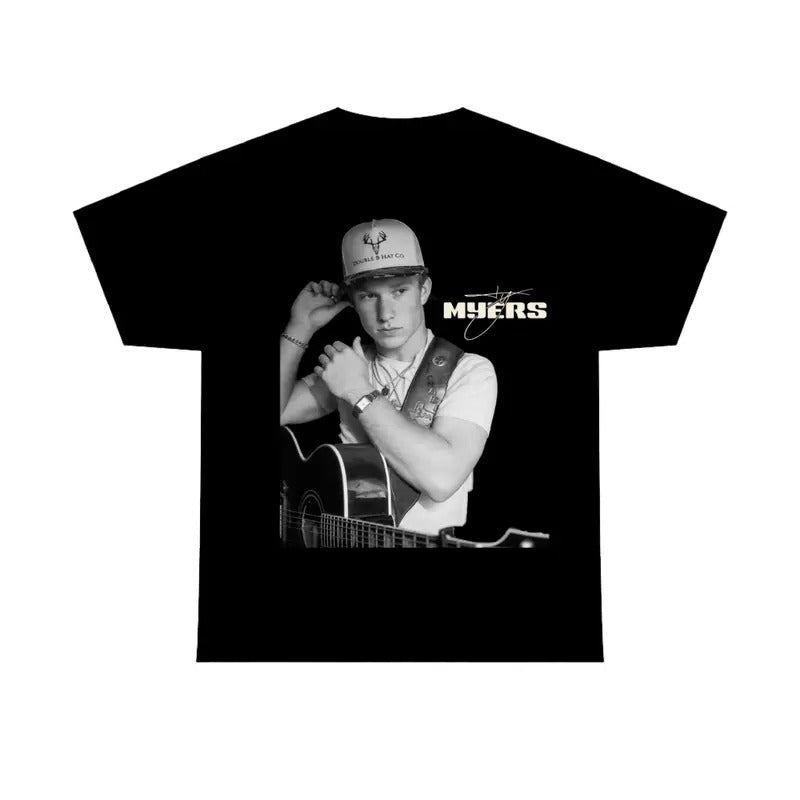 Black Ty Myers Tee, Myers 2025 Tour Shirt Hoodie, Sweatshirt | DripVista.com