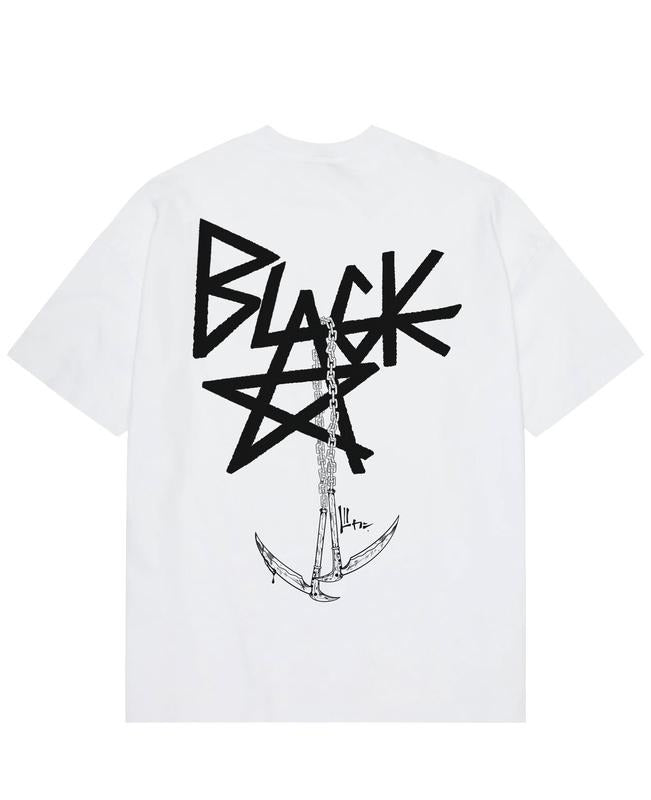 Blackstar X Chain Scythe - Soul Eater Oversize T-Shirt T-shirt Hoodies & Sweatshirts | DripVista.com