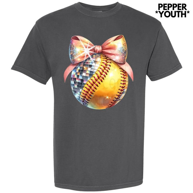 *** Bling Softball Comfort Colors T-Shirt (Youth)