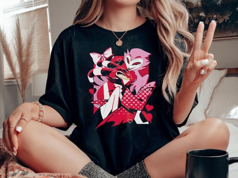 Blitzo x Stolas Helluva Boss Hazbin Hotel Shirt