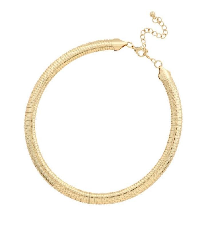 Block'em Chunky Ribbed Choker