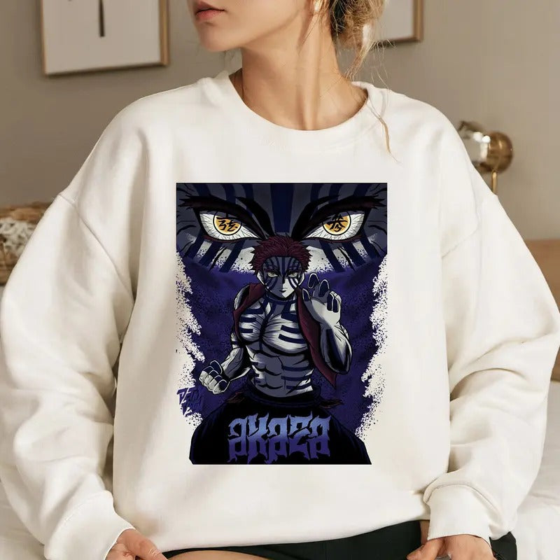 Blood Demon Upper Moon 3 DM Characters Shirt Crewneck Hoodie, Anime Otaku Shirt Comfort Cotton Sweatshirt | DripVista.com