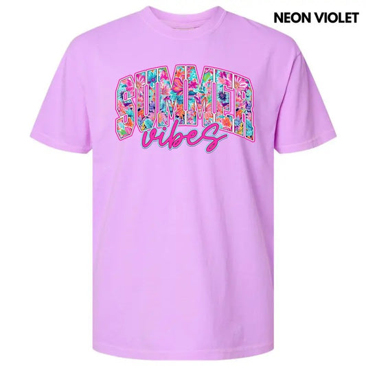 Blooming Summer Vibes Comfort Colors T-Shirt 'NLB'