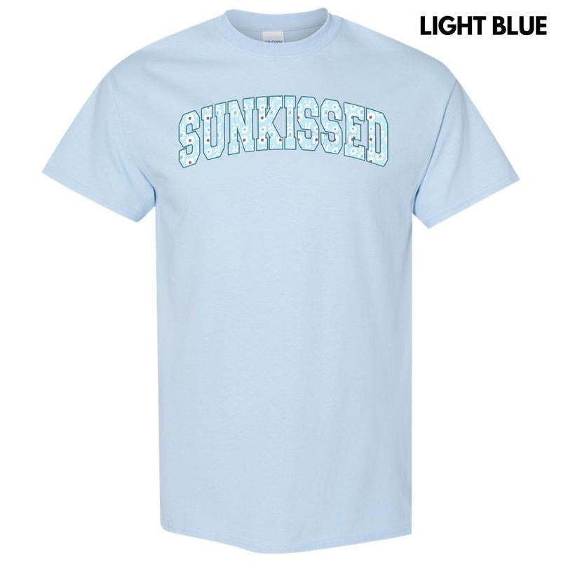 Blue Blossom Sunkissed Gildan Short Sleeve T-Shirt