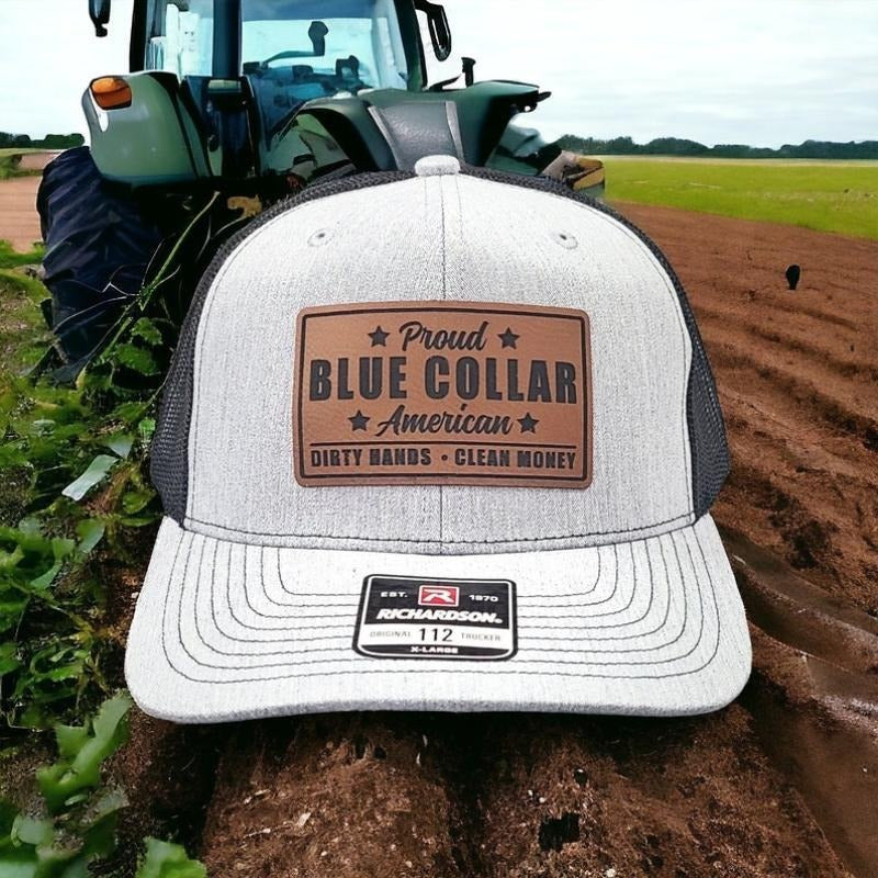 Blue Collar American  | Classic Trucker Hat T-Shirts, Hoodie, Sweatshirt | DripVista.com