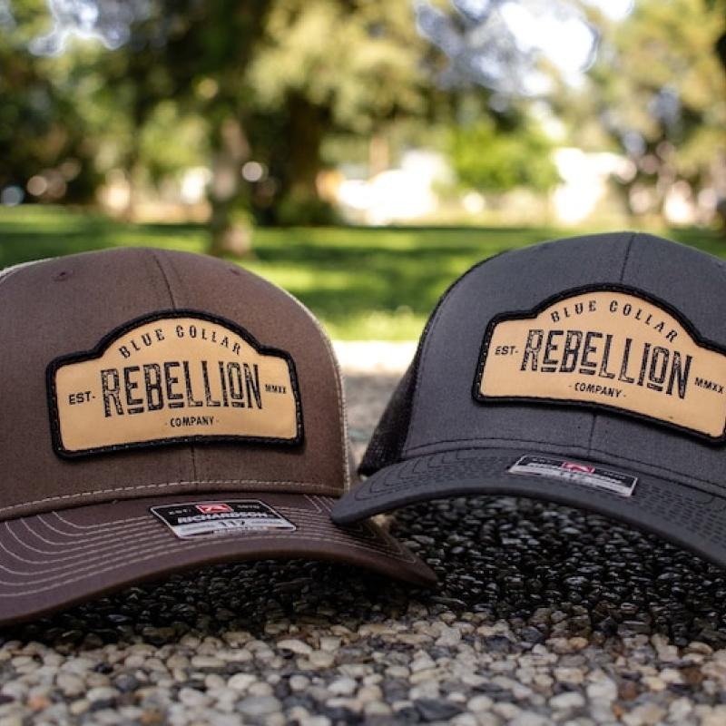 Blue Collar Rebellion Welder Hat, Hat with "EST. REBELLION COMPANY" , Available in Brown & Gray, Ideal for Welding and...