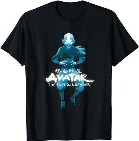 Blue Monochromatic Aang The Last Airbender T-Shirt Menswear Top  Underwear  Tshirt Hoodie, Sweatshirt | DripVista.com