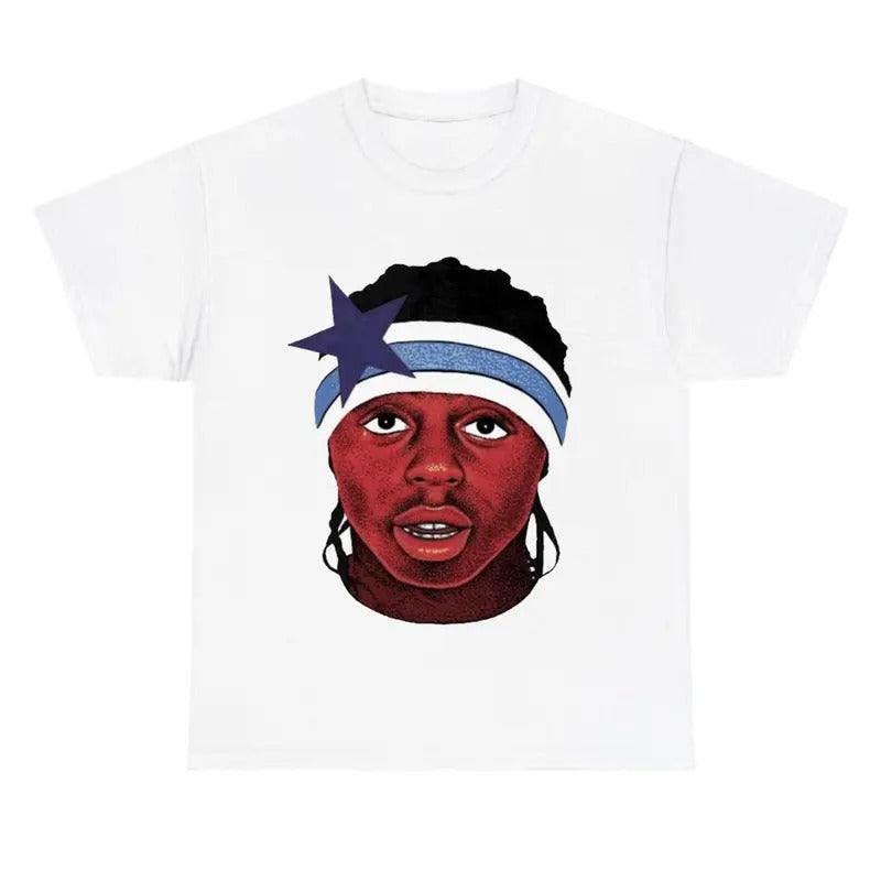 Blue Star Lil Wayneeee Big Face Star T-shirts graphic tee Hoodie, Sweatshirt | DripVista.com