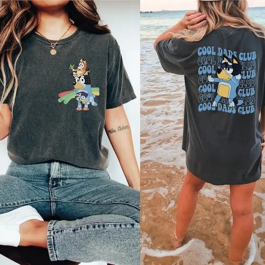 Bluey Bandit Dad Shirt,Bluey Dad Shirt,Bluey Bandit Shirt,Dad Birthday Gift,Dad Bluey Shirt,Blue Family Shirt